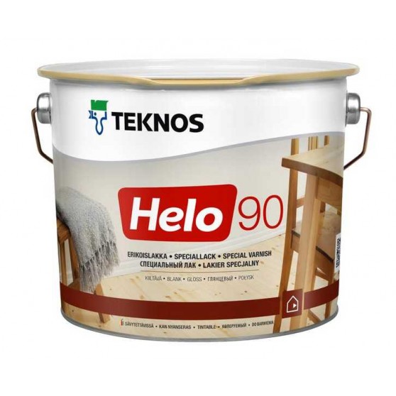 Teknos Helo 90 Глянцевый лак по дереву для ответственных работ внутри и снаружи помещений
