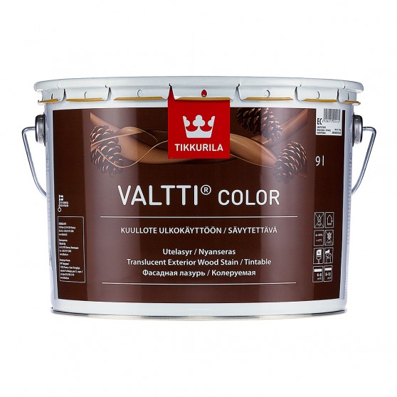 Tikkurila Valtti Color Колеруемая фасадная лазурь на масляной основе