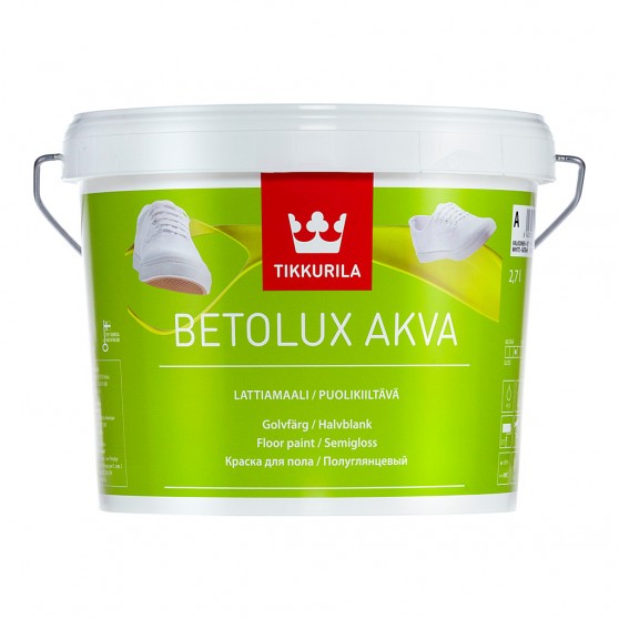 Tikkurila Betolux Akva Полуглянцевая краска для пола.