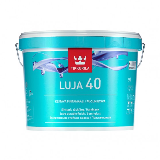 Tikkurila Luja 40 акрилатная краска для влажных помещений