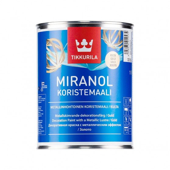 Tikkurila Miranol Koristemaali Алкидная краска для внутренних декоративных работ. 