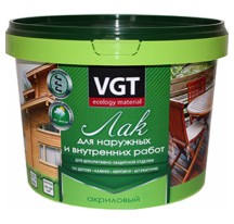 VGT лак для внутренних и наружных работ
