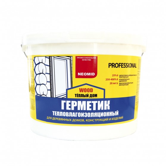 Герметик строительный Neomid Теплый Дом Wood Professional