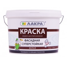 ЛАКРА Краска фасадная Белая