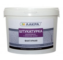 ЛАКРА Декоративное покрытие Короед Белый