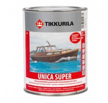 Tikkurila Unica Super Износостойкий уретано-алкидный лак быстрого высыхания полуглянцевый