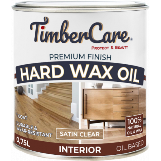 Масло для дерева и мебели с твердым воском TimberCare Hard Wax Color Oil