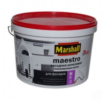 Marshall Maestro Фасадная Глубокоматовая водно-дисперсионная краска для наружных работ