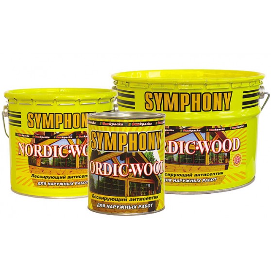 Symphony Nordic-Wood лессирующий антисептик на основе льняного масла