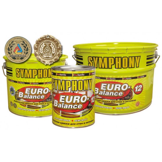 Symphony Euro-Balance 12 акрилатная полуматовая краска